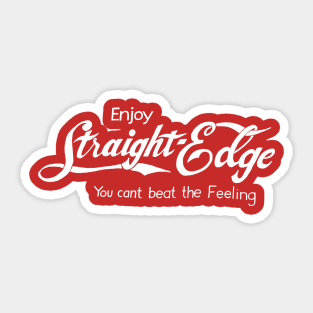 Enjoy Straight Edge Sticker